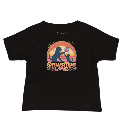 Rainbow Rendezvous - Pawsitive Love - Baby Tee