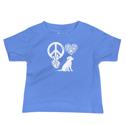 Harmony Unleashed - Peace-Love-Dog - Baby Tee