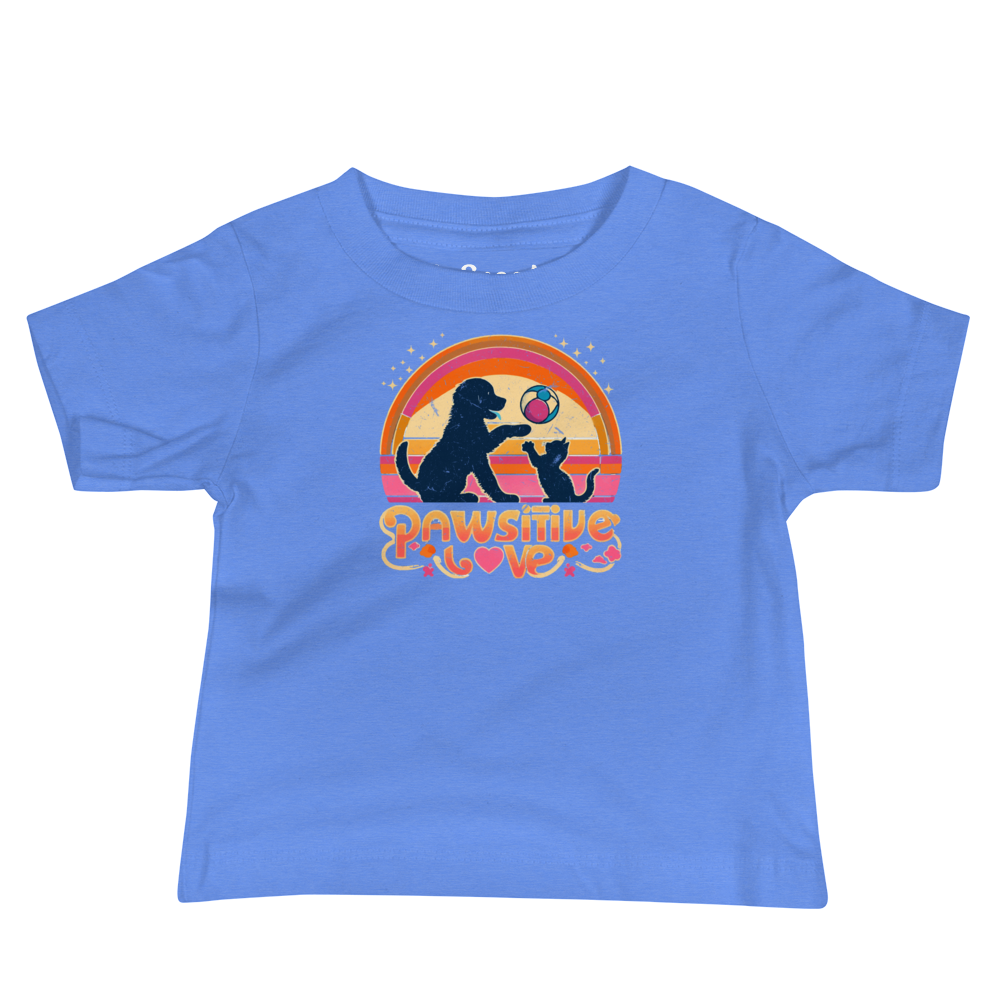 Rainbow Rendezvous - Pawsitive Love - Baby Tee