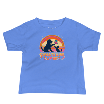 Rainbow Rendezvous - Pawsitive Love - Baby Tee