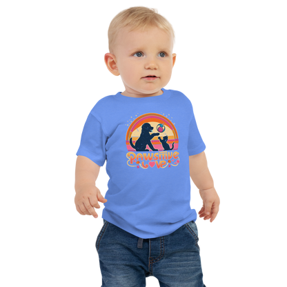 Rainbow Rendezvous - Pawsitive Love - Baby Tee