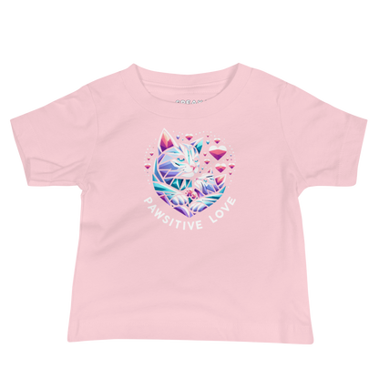 Geometric Whiskerheart - Pawsitive Love - Baby Tee