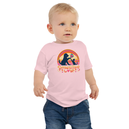 Rainbow Rendezvous - Pawsitive Love - Baby Tee