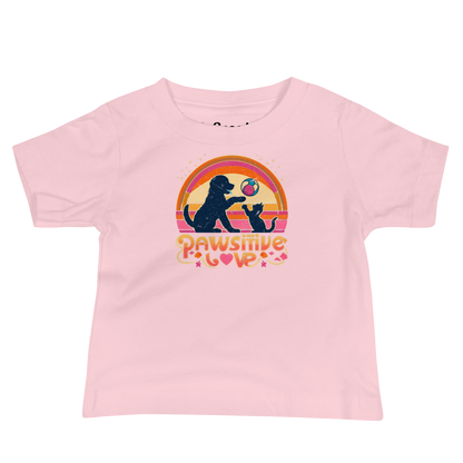 Rainbow Rendezvous - Pawsitive Love - Baby Tee