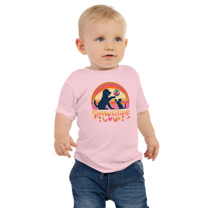 Rainbow Rendezvous - Pawsitive Love - Baby Tee