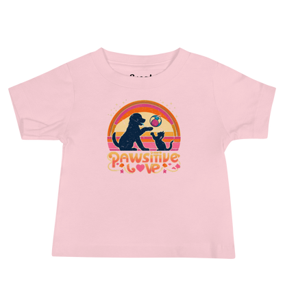 Rainbow Rendezvous - Pawsitive Love - Baby Tee