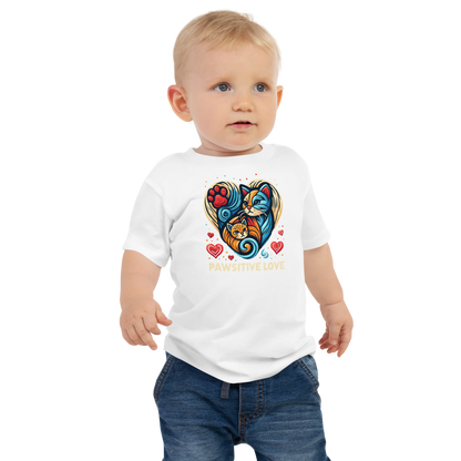 Feline Harmony - Pawsitive Love - Baby Tee