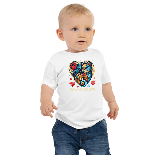 Feline Harmony - Pawsitive Love - Baby Tee