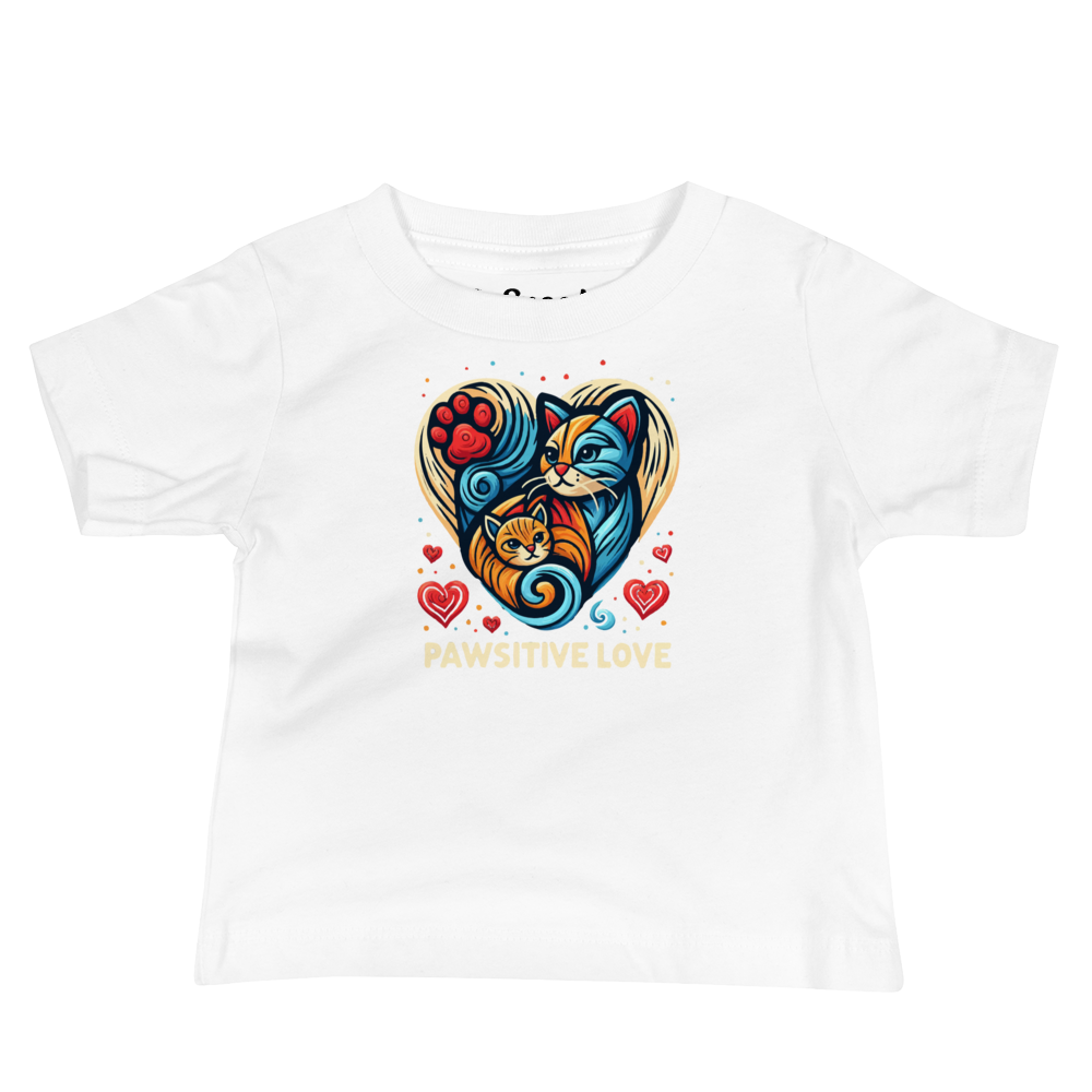 Feline Harmony - Pawsitive Love - Baby Tee