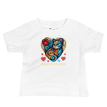 Feline Harmony - Pawsitive Love - Baby Tee