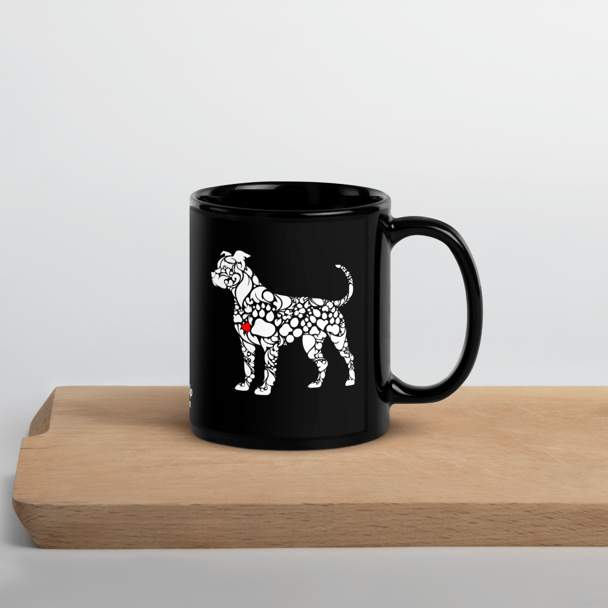 Paws of Loyalty - Purely Paws Mug 11 oz. - Black Coffee Mug - Speak Up 4 Paws