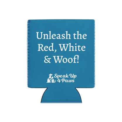 Bark of Freedom Trio - Shepherd - Cool Paws Can Cooler (Color: Pelorous) - Can Cooler - Speak Up 4 Paws