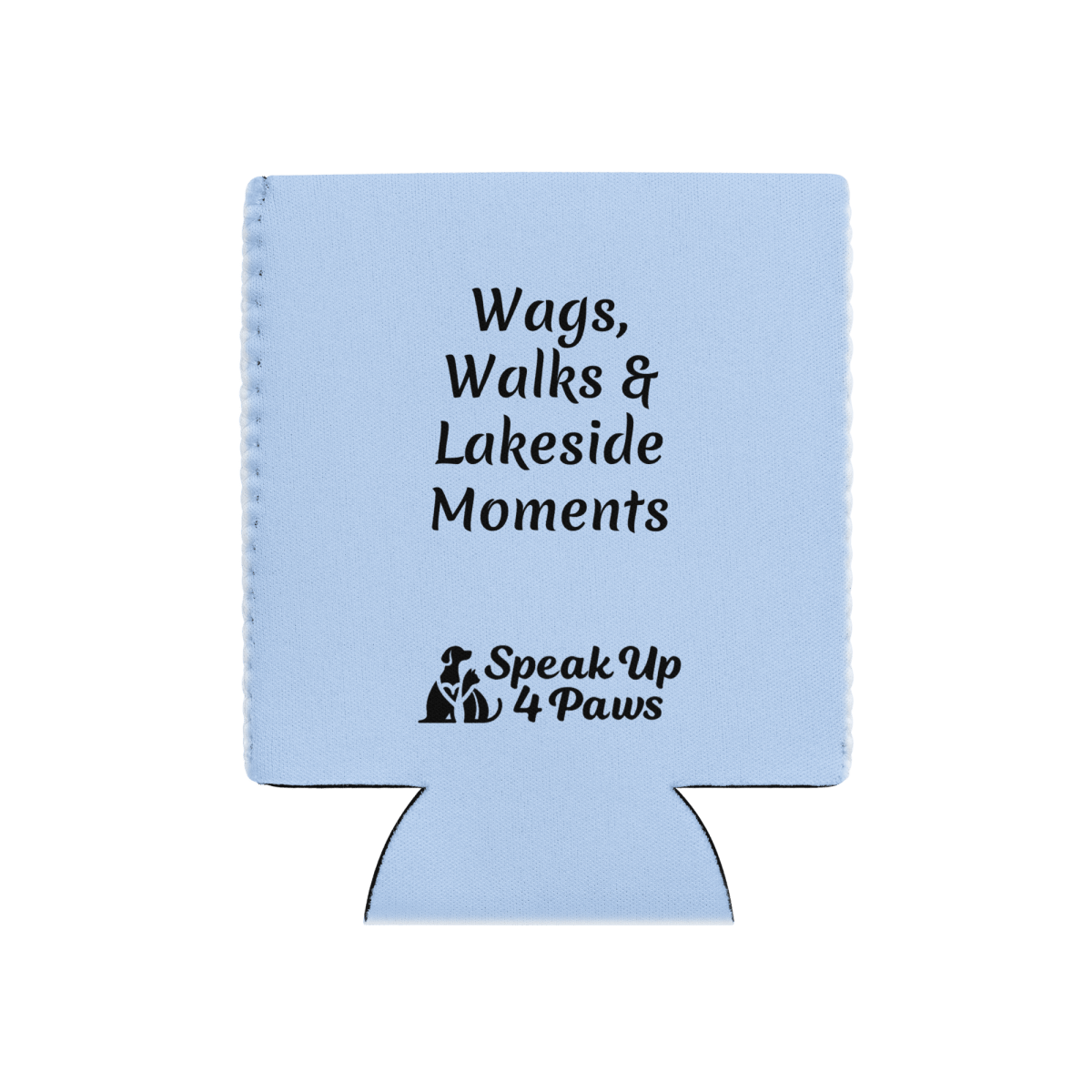 Lakeside Moments - "Wags, Walks & Lakeside Moments" - Cool Paws Can Cooler (Color: Hawkes Blue) - Can Cooler - Speak Up 4 Paws