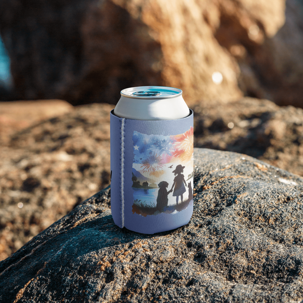 Guiding Stars - Cool Paws Can Cooler (Color: Wild Blue Yonder) - Can Cooler - Speak Up 4 Paws