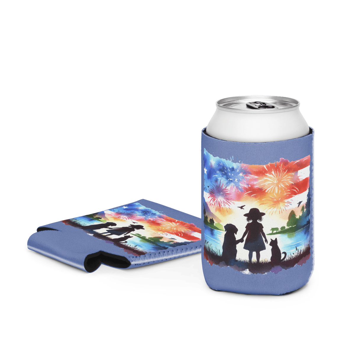 Guiding Stars - Cool Paws Can Cooler (Color: Wild Blue Yonder) - Can Cooler - Speak Up 4 Paws