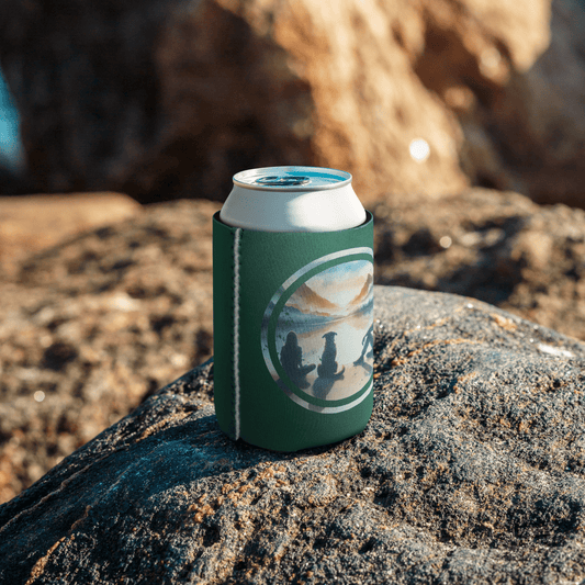 Sunset Reflections - Cool Paws Can Cooler (Color: British Racing Green) - Can Cooler - Speak Up 4 Paws
