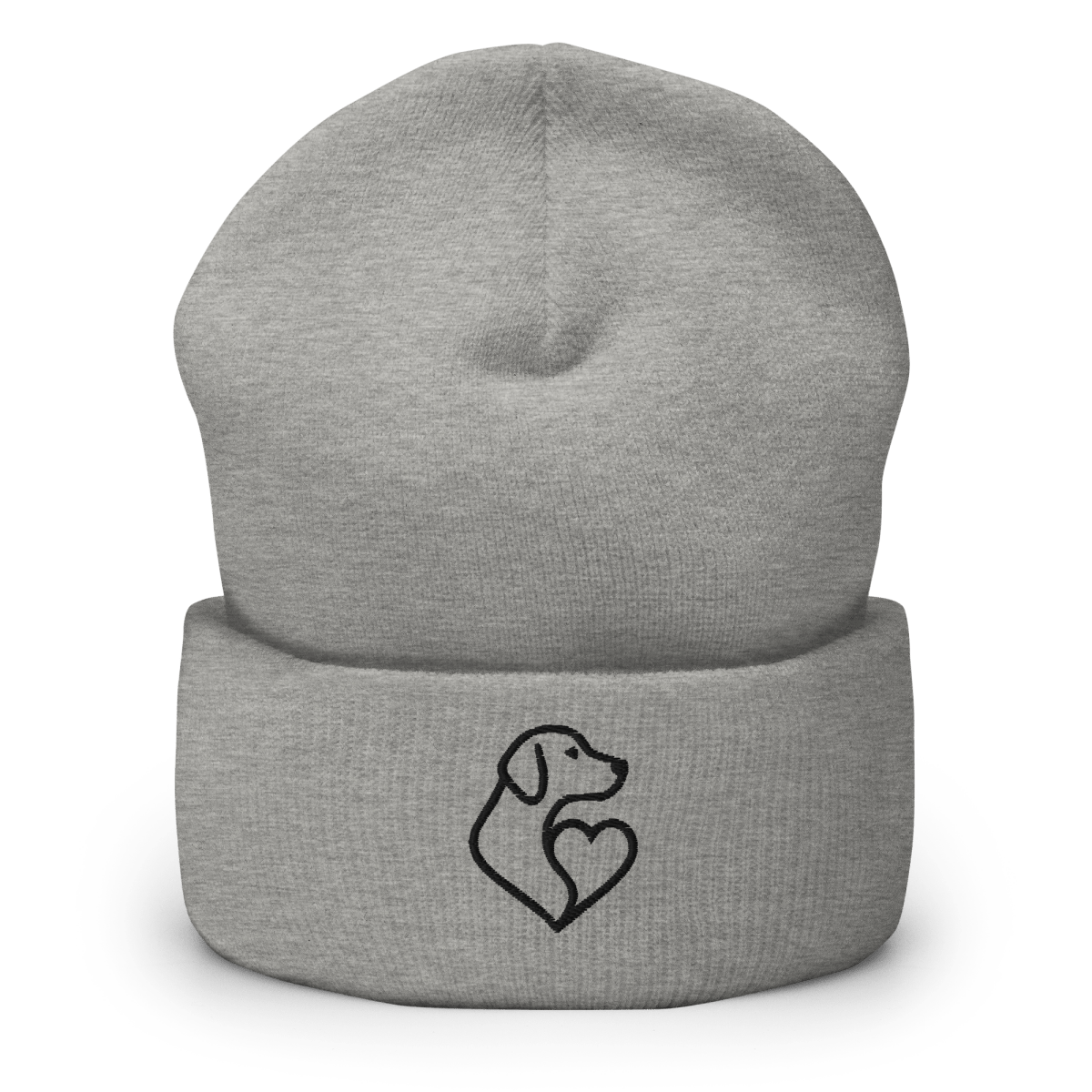 Dog and Heart - Cuffed Beanie - Speak Up 4 Paws