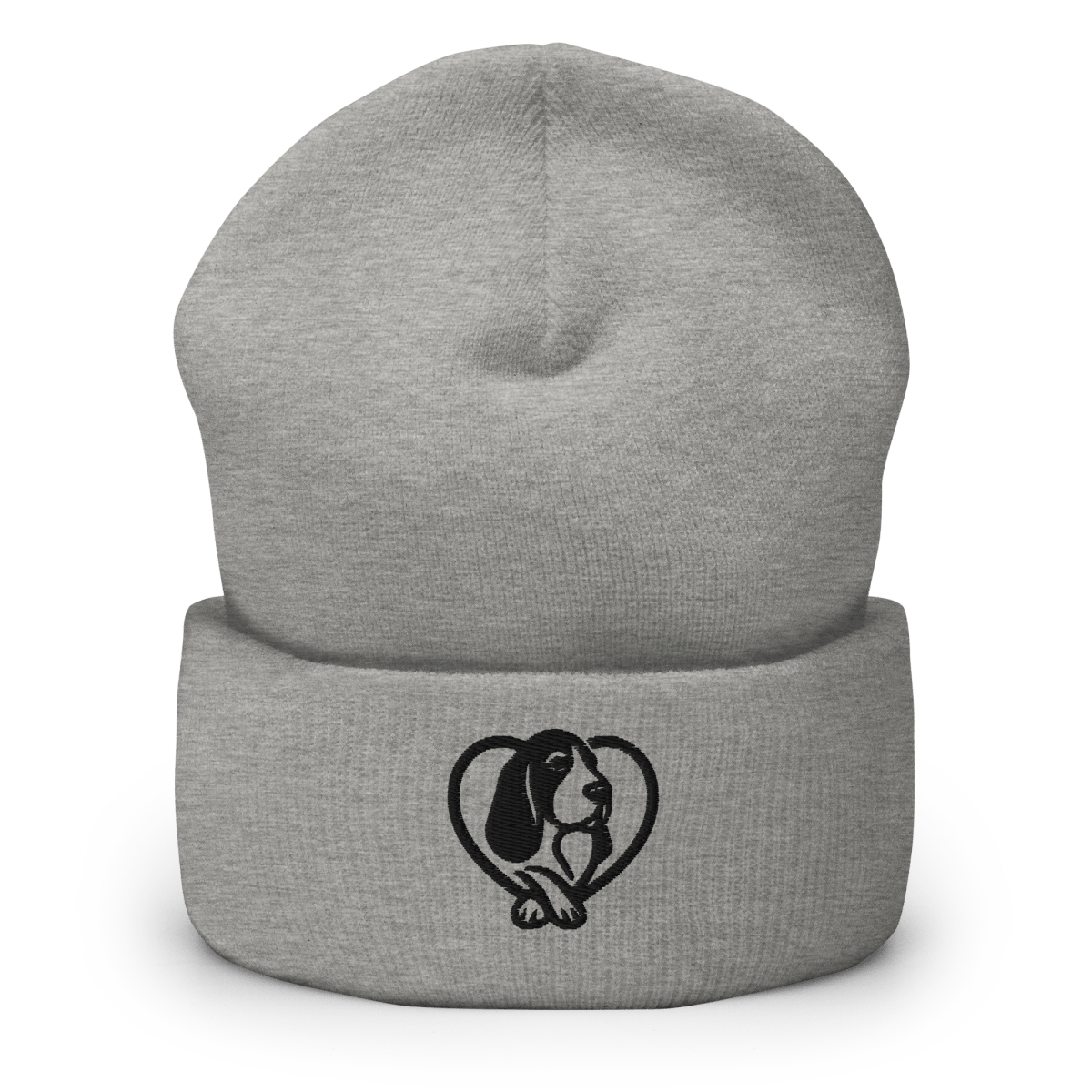 Heart of a Basset - Cuffed Beanie - Cuffed Beanie - Speak Up 4 Paws