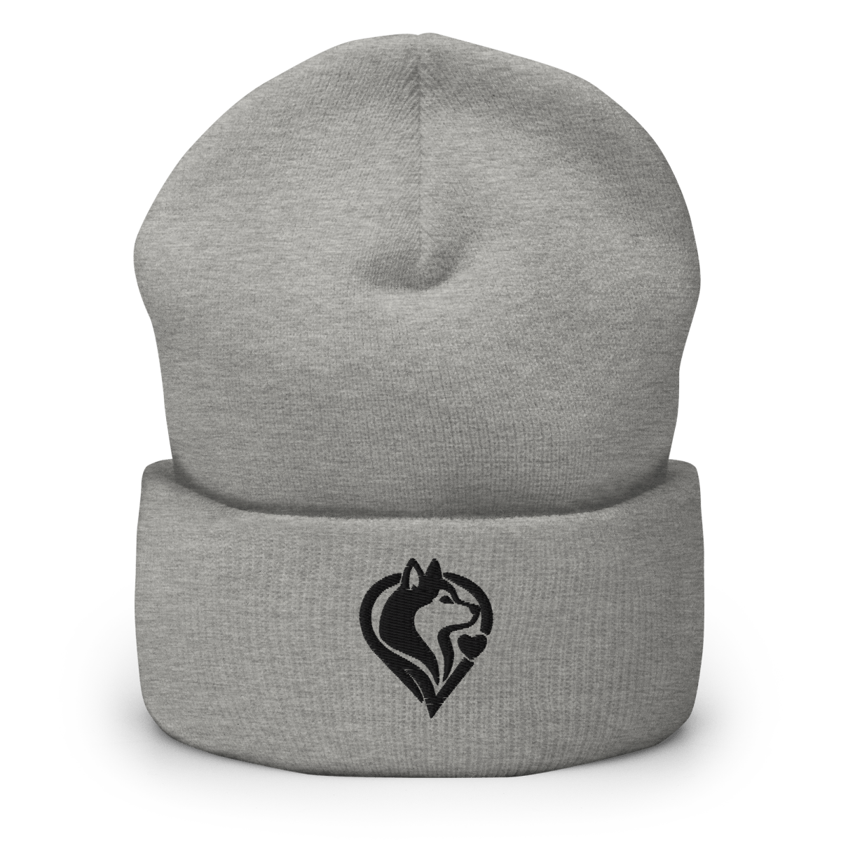 Heart of a Husky - Cuffed Beanie - Cuffed Beanie - Speak Up 4 Paws