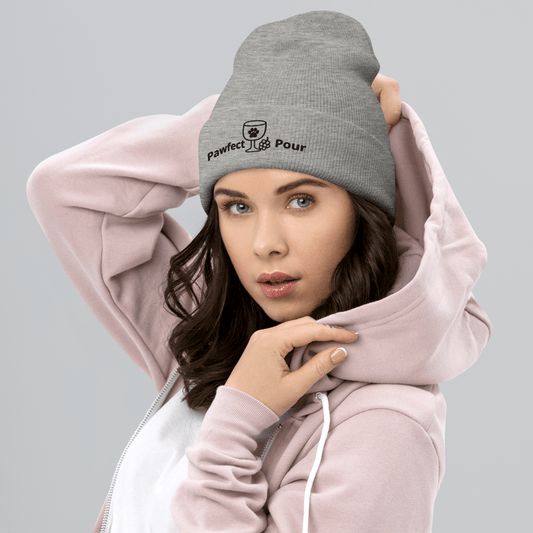 Pawfect Pour - Cuffed Beanie - Cuffed Beanie - Speak Up 4 Paws