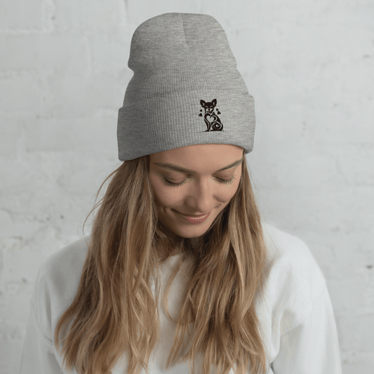 Tiny Heart - Big Love - Cuffed Beanie - Cuffed Beanie - Speak Up 4 Paws