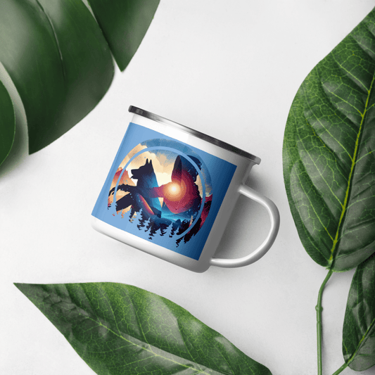 Companion Hues - Enamel Mug - Enamel Mug - Speak Up 4 Paws