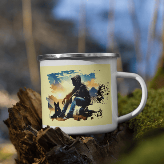Mountain Recharge - Enamel Mug - Enamel Mug - Speak Up 4 Paws
