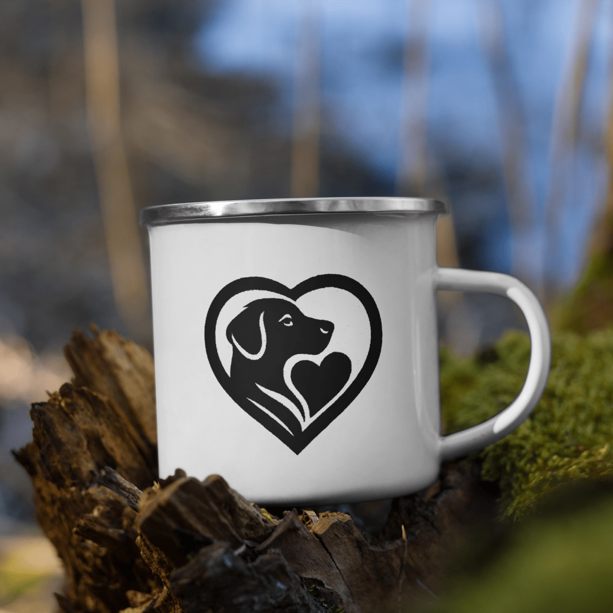 Canine Companion - Enamel Mug | 12 oz. - Enamel Mug - Speak Up 4 Paws