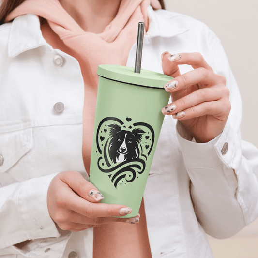 Boundless Heart - Straw and Paws Tumbler - Straw Tumbler - Speak Up 4 Paws