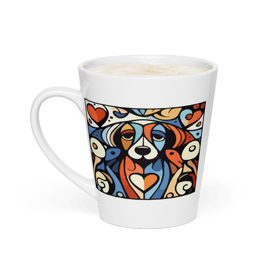 Whimsy Woof - Latte Mug (Artful Canines) - Latte Mug - Speak Up 4 Paws