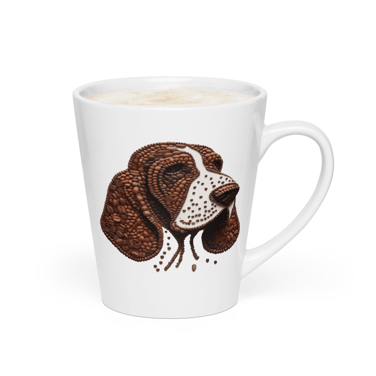 Brewster the Basset - Latte Mug - Latte Mug - Speak Up 4 Paws