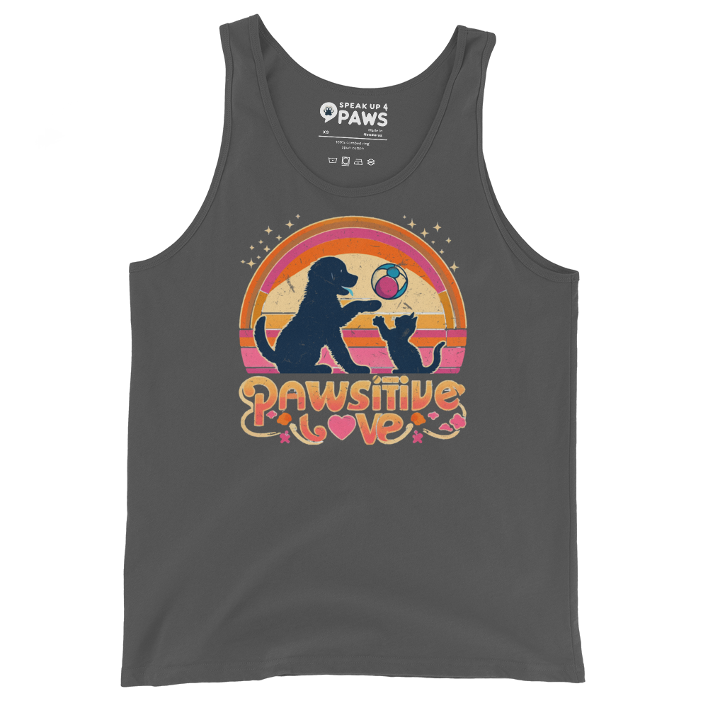 Rainbow Rendezvous - Pawsitive Love - Unisex Tank Top