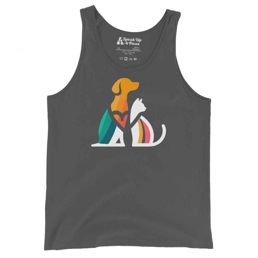 Unity Paws - Dog and Cat - Unisex Tank Top