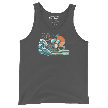 Feline Surf - Cool Cat - Unisex Tank Top