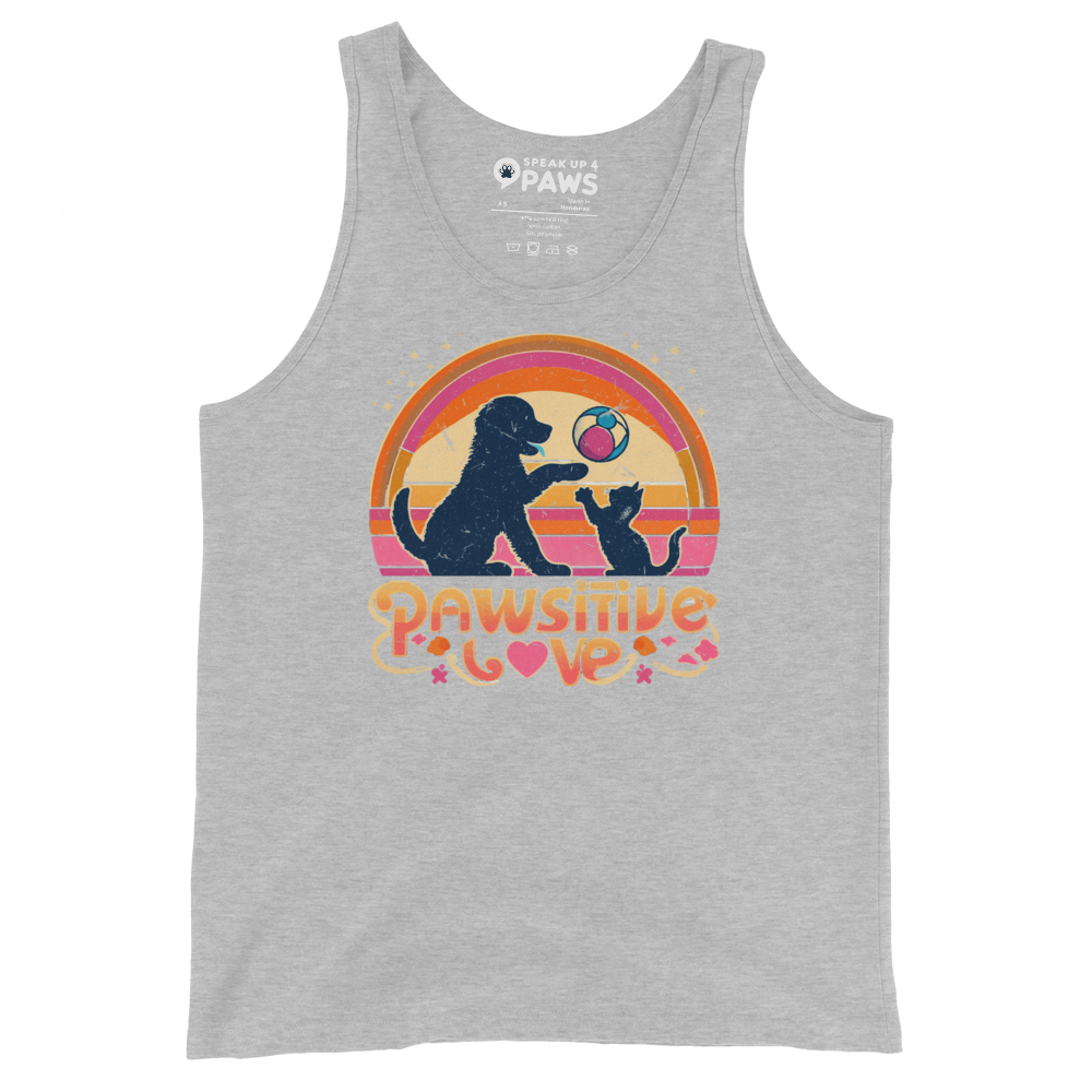 Rainbow Rendezvous - Pawsitive Love - Unisex Tank Top