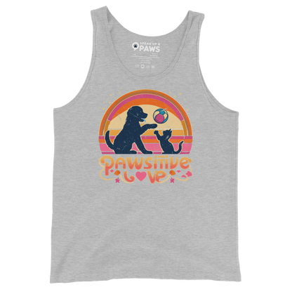 Rainbow Rendezvous - Pawsitive Love - Unisex Tank Top