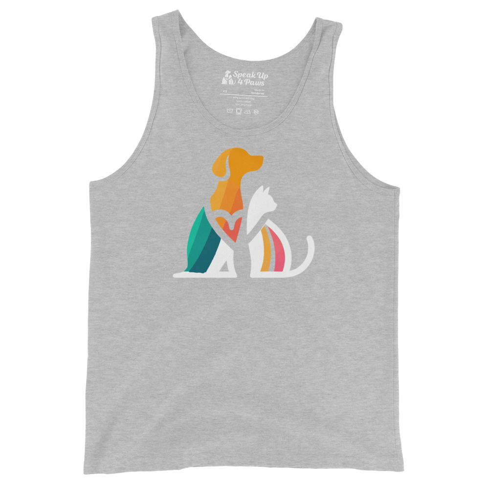 Unity Paws - Dog and Cat - Unisex Tank Top