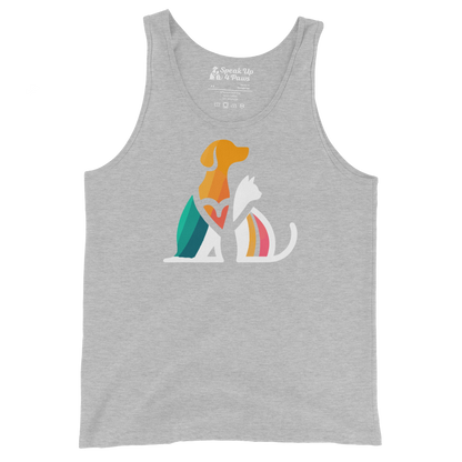 Unity Paws - Dog and Cat - Unisex Tank Top