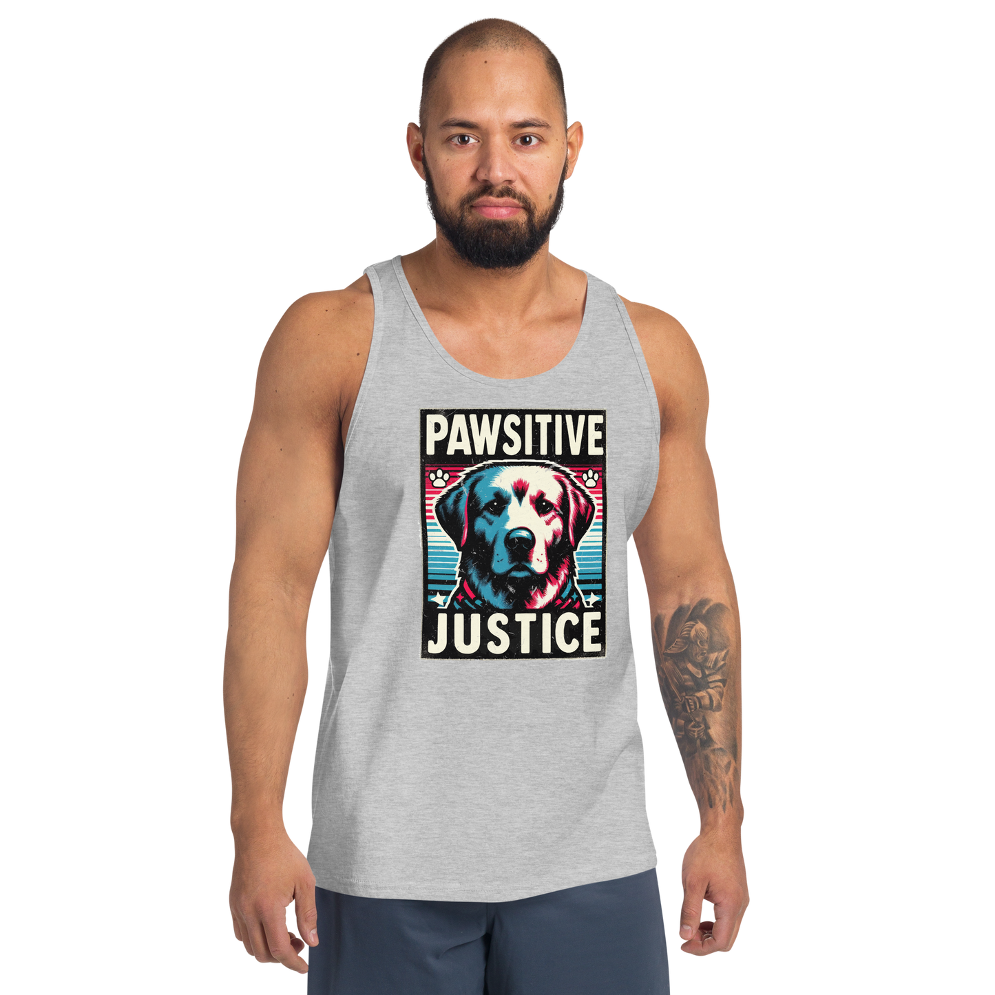 Bark Nirvana - Pawsitive Justice - Unisex Tank Top