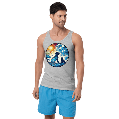 Sun - Kissed Bond - Unisex Tank Top - Unisex Tank Top - Speak Up 4 Paws