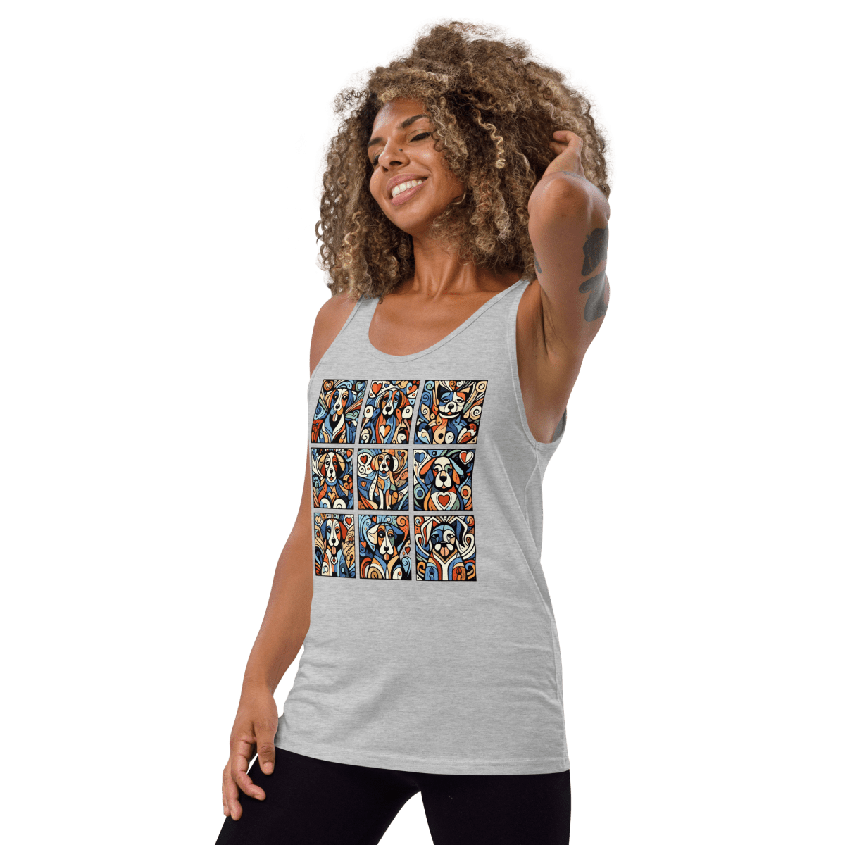 Artful Canines - Unisex Tank Top - Unisex Tank Top - Speak Up 4 Paws