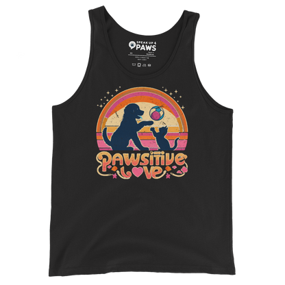 Rainbow Rendezvous - Pawsitive Love - Unisex Tank Top