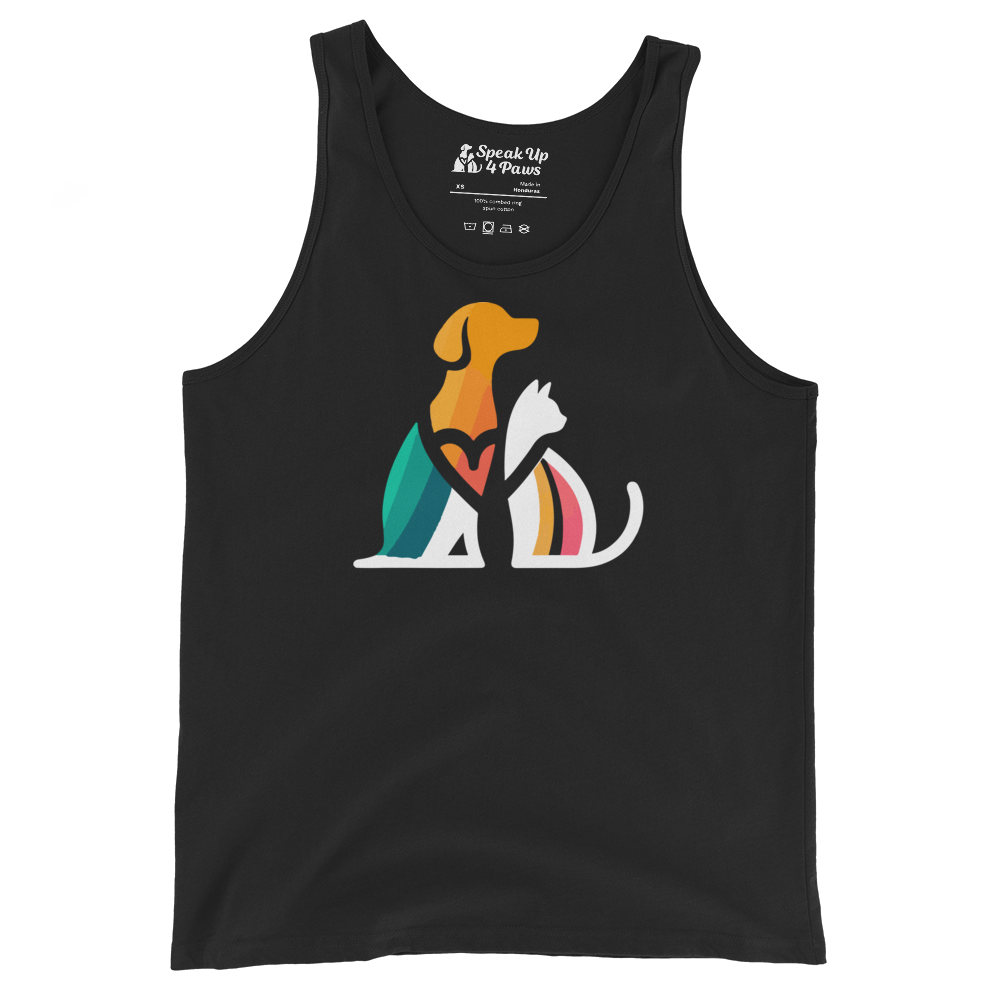 Unity Paws - Dog and Cat - Unisex Tank Top