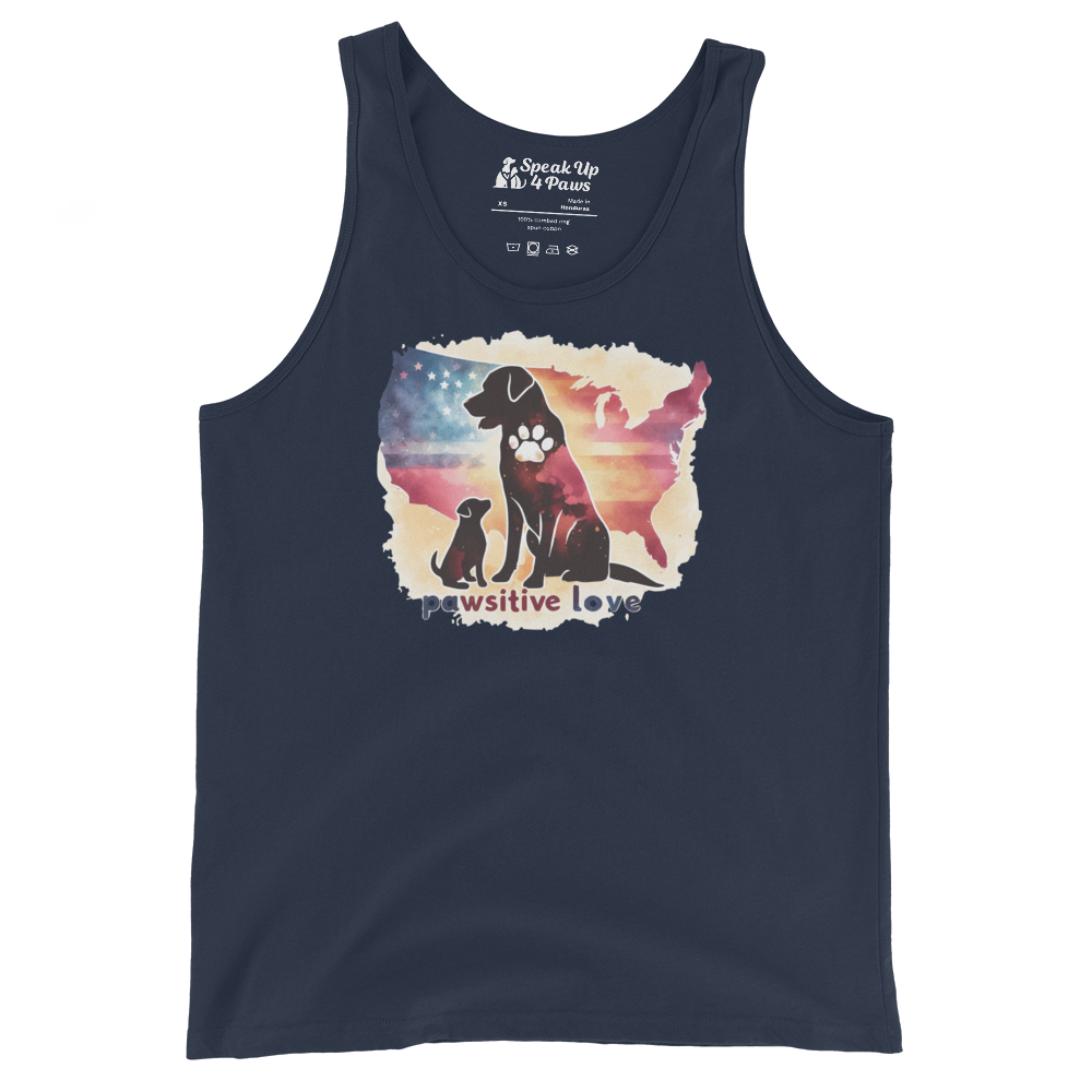 Paws Across the Nation - Unisex Tank Top