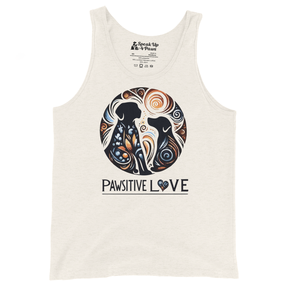 Canine Whirlpool -Pawsitive Love - Unisex Tank Top