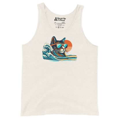 Feline Surf - Cool Cat - Unisex Tank Top