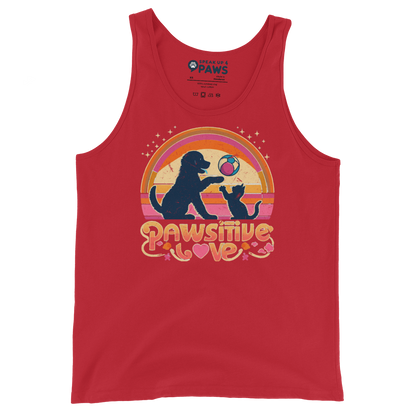 Rainbow Rendezvous - Pawsitive Love - Unisex Tank Top