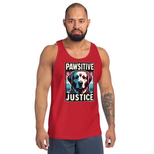 Bark Nirvana - Pawsitive Justice - Unisex Tank Top