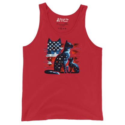 Stars and Stripes Companions - Unisex Tank Top