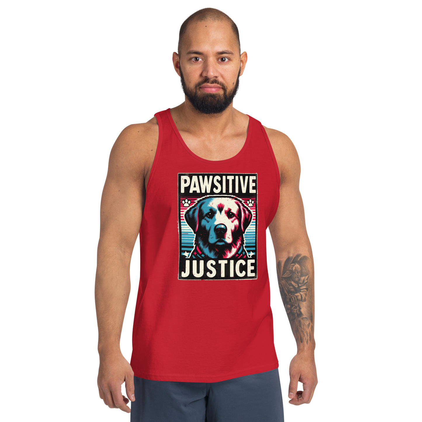 Bark Nirvana - Pawsitive Justice - Unisex Tank Top